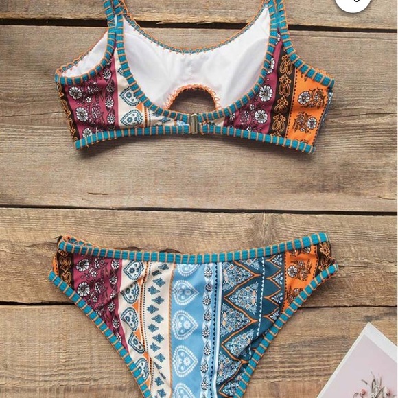 🔻SOLD🔻 Brand new boho print bikini - Picture 4 of 11
